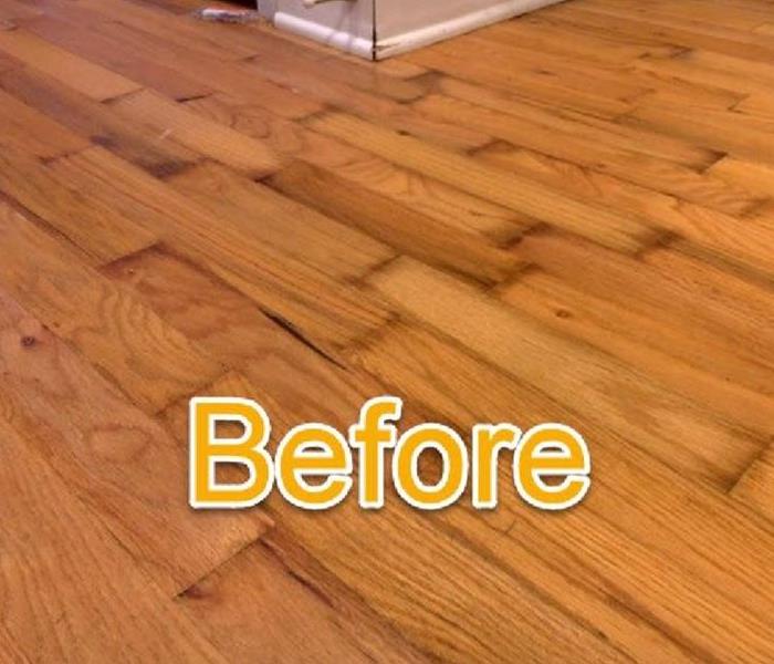wet hardwood floors