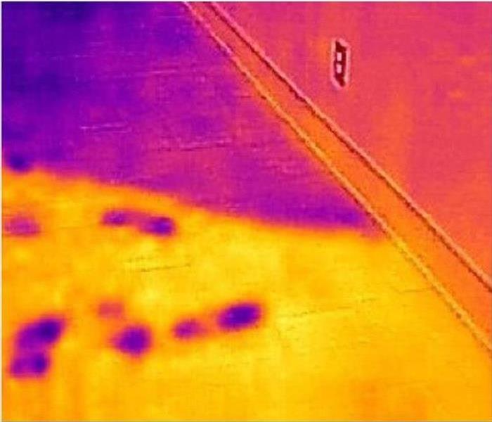 thermal imaging of floor 