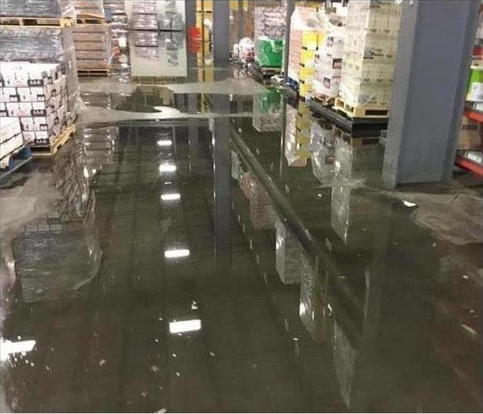 flooded commercial property 